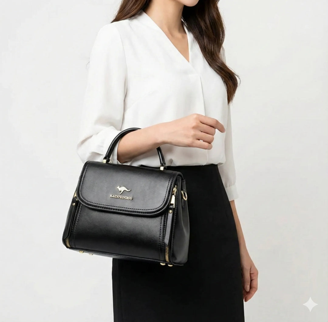 Camille Rivoli | Sac à main en cuir véritable