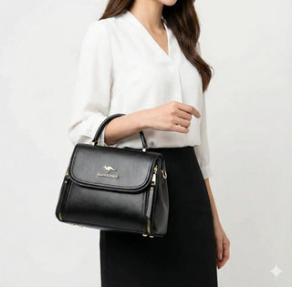 Camille Rivoli | Sac à main en cuir véritable
