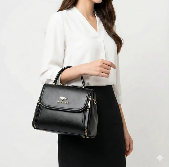 Camille Rivoli | Sac à main en cuir véritable