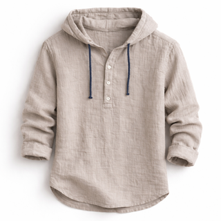 Jérôme | Chemise à capuche en lin