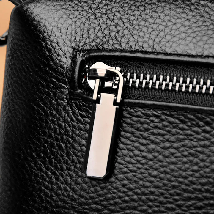 Capucine Lumière | Sac bandoulière en cuir véritable