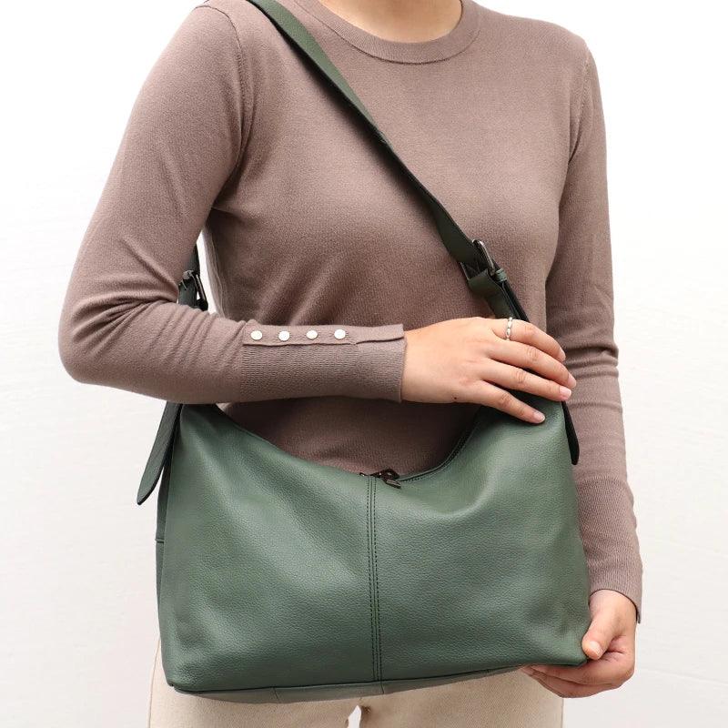 Inès Paris | Sac besace en cuir véritable