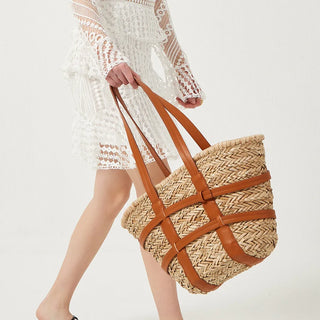 Delphine Loire | Sac de plage en cuir véritable