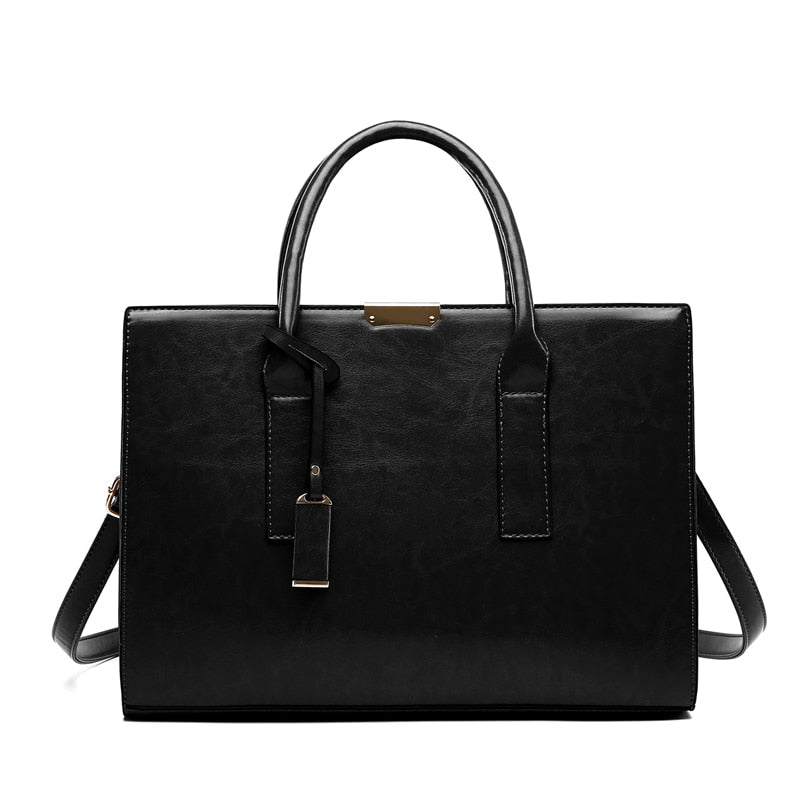 Hélène Paris | Ensemble sac et deux portefeuilles en cuir véritable