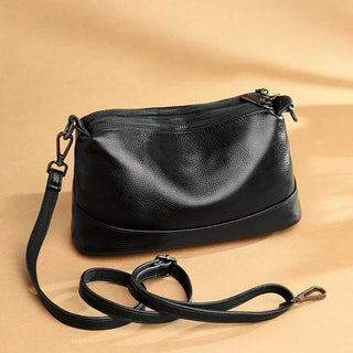 Capucine Lumière | Sac bandoulière en cuir véritable