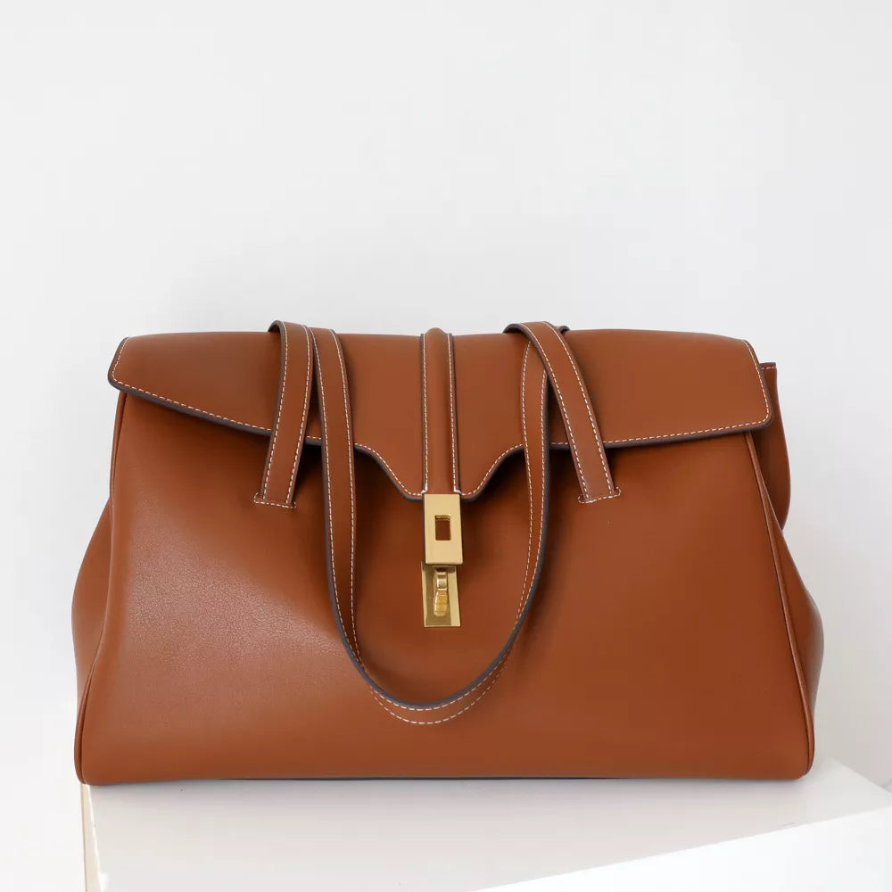 Colette Loire | Sac cabas en cuir véritable