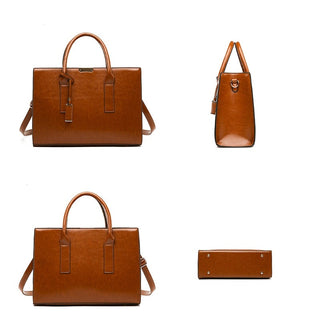 Hélène Paris | Ensemble sac et deux portefeuilles en cuir véritable