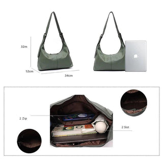 Inès Paris | Sac besace en cuir véritable