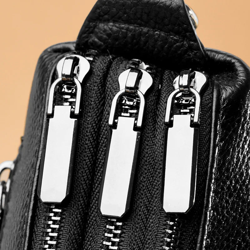 Capucine Lumière | Sac bandoulière en cuir véritable