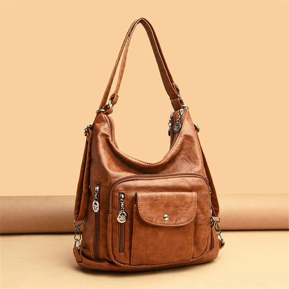 Céleste Paris | Sac à dos en cuir véritable