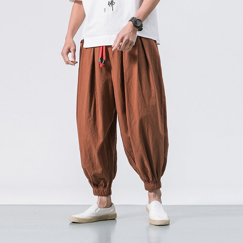 Olivier | Pantalon ample en coton