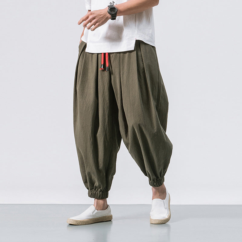 Olivier | Pantalon ample en coton