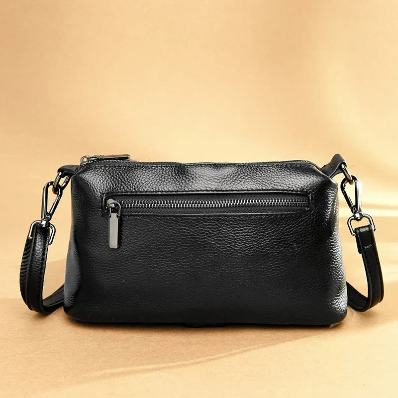 Capucine Lumière | Sac bandoulière en cuir véritable