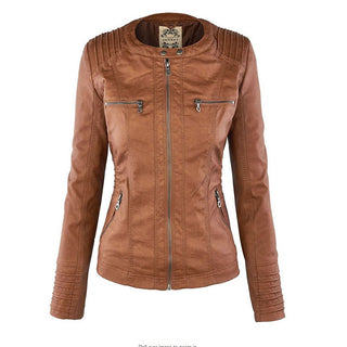 Élodie | Veste en similicuir