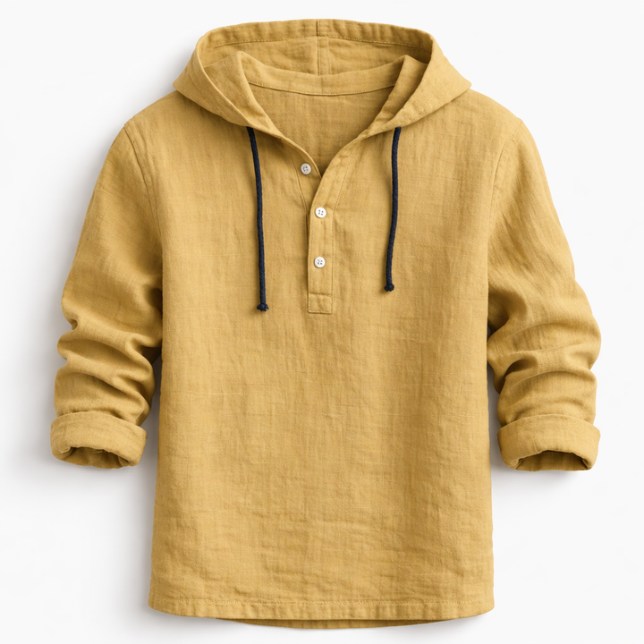 Jérôme | Chemise à capuche en lin