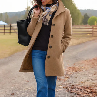 Diane | Manteau droit intemporel