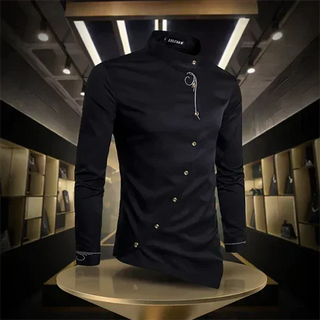 Luc | Chemise à col rétro