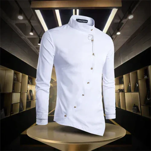 Luc | Chemise à col rétro