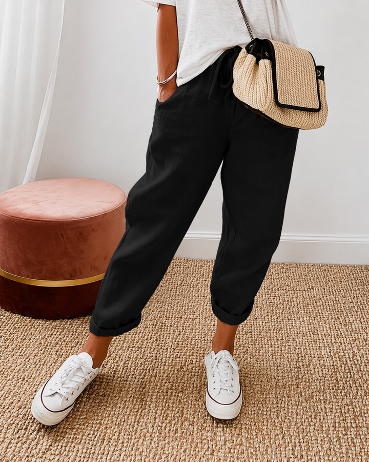 Aline | Pantalon décontracté en lin