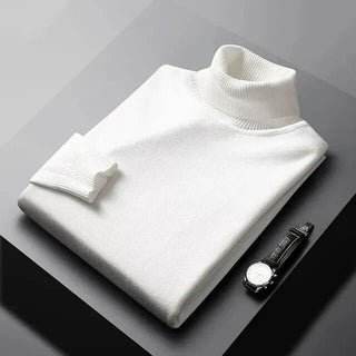 Raphaël | Pull col roulé en maille