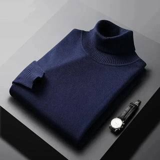 Raphaël | Pull col roulé en maille