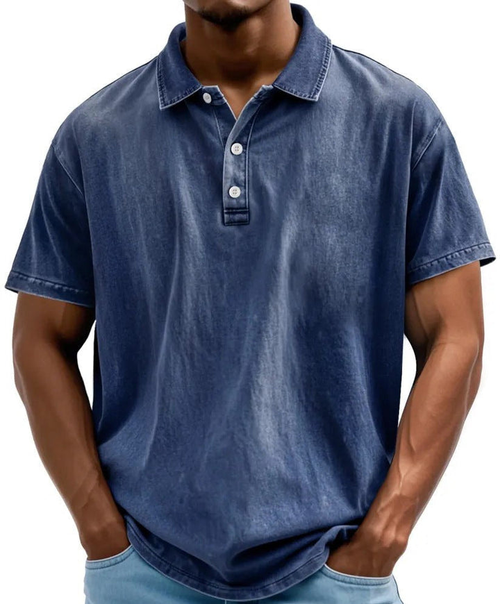 Pascal | Polo vintage délavé