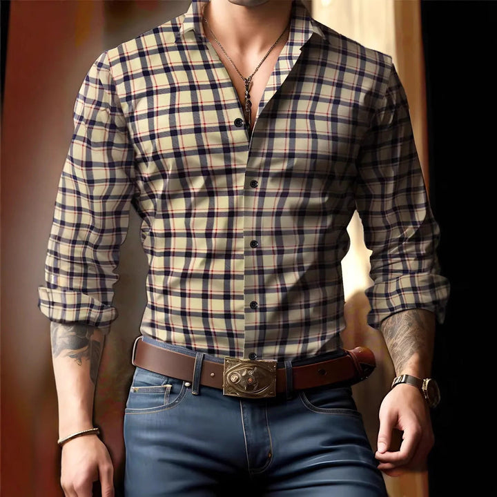 Pierre-Augustin | Chemise à carreaux classique