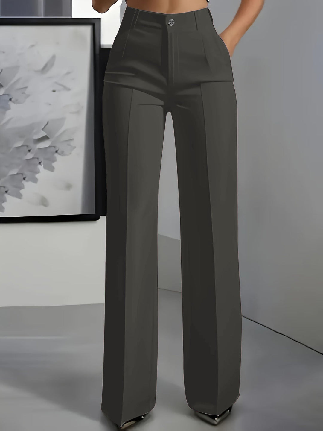 Azélie | Pantalon chic taille haute