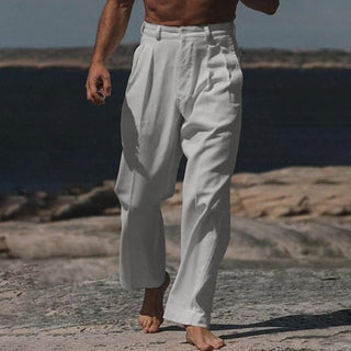 Théo | Pantalon large en lin
