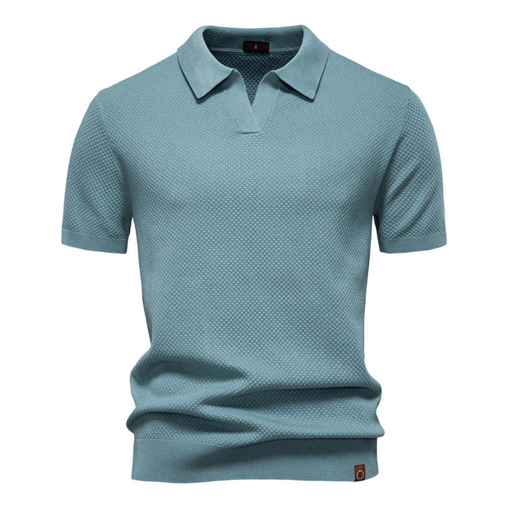 Xavier | Polo en maille texturée