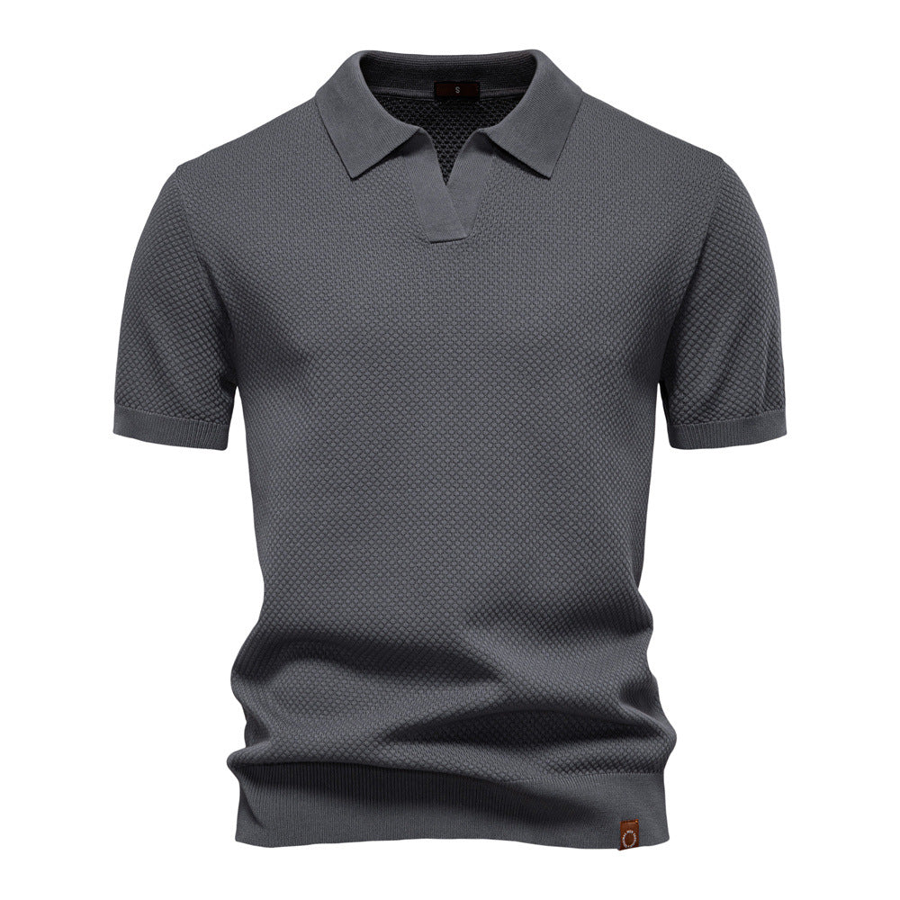 Xavier | Polo en maille texturée