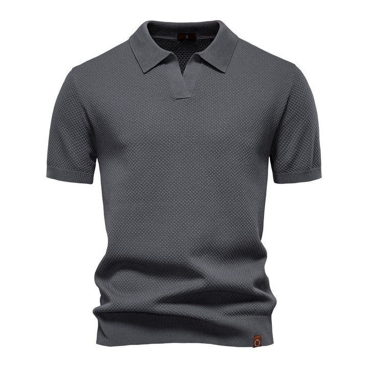 Xavier | Polo en maille texturée