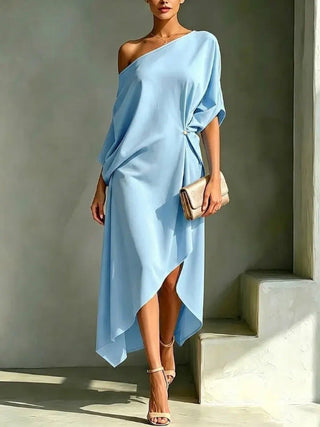 Hélène | Robe élégante asymétrique