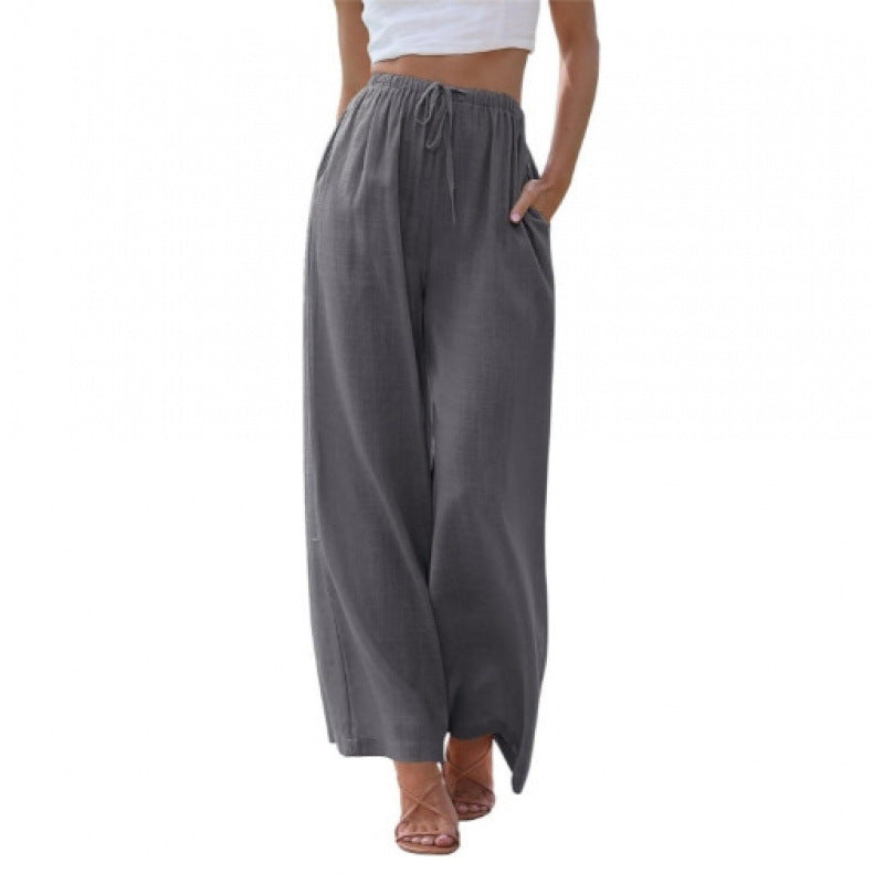 Célia | Pantalon classique à jambes larges