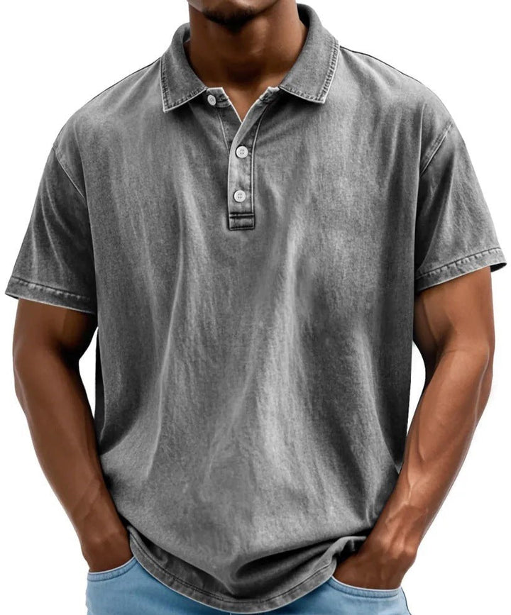 Pascal | Polo vintage délavé
