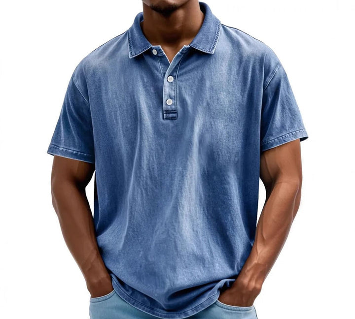 Pascal | Polo vintage délavé