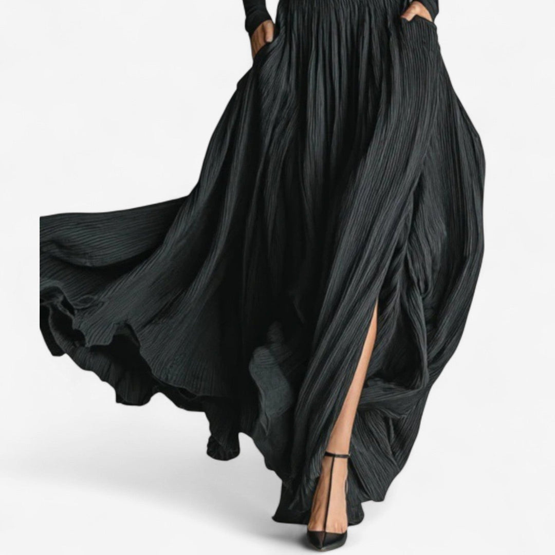 Ophélie | Robe longue à taille haute