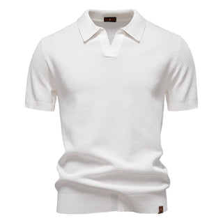 Xavier | Polo en maille texturée
