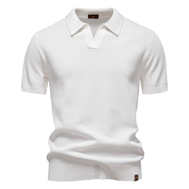 Xavier | Polo en maille texturée
