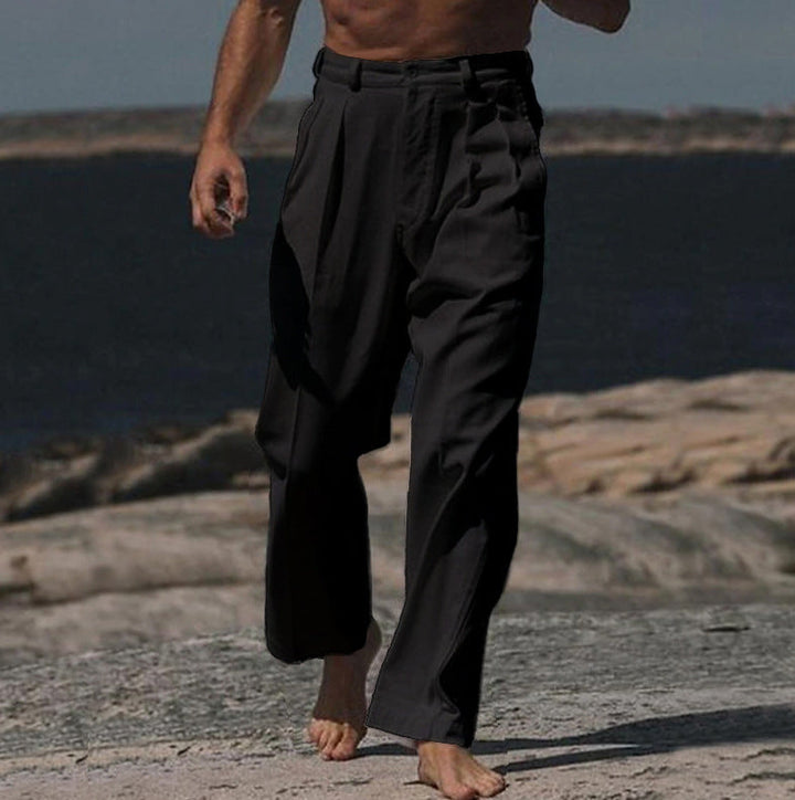 Théo | Pantalon large en lin