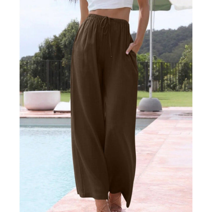 Célia | Pantalon classique à jambes larges