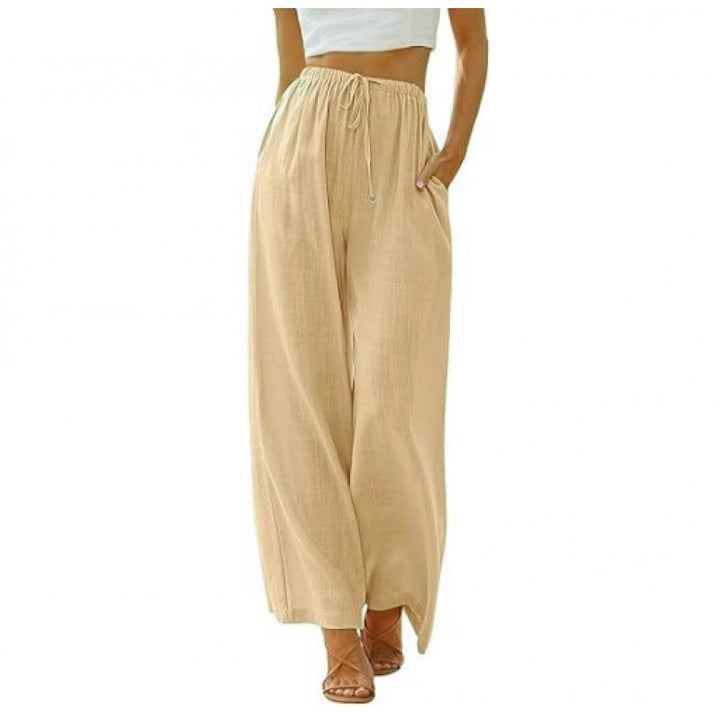 Célia | Pantalon classique à jambes larges