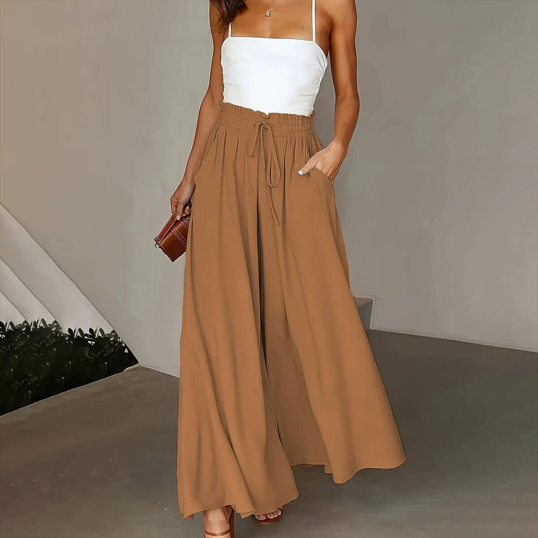 Morgane | Pantalon chic taille haute