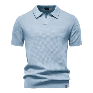 Xavier | Polo en maille texturée