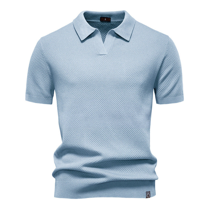 Xavier | Polo en maille texturée