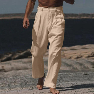 Théo | Pantalon large en lin