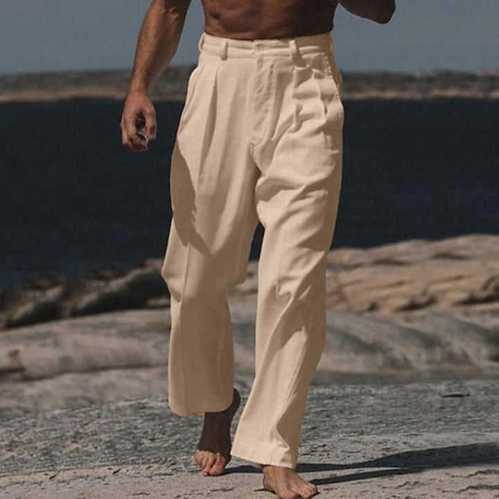 Théo | Pantalon large en lin