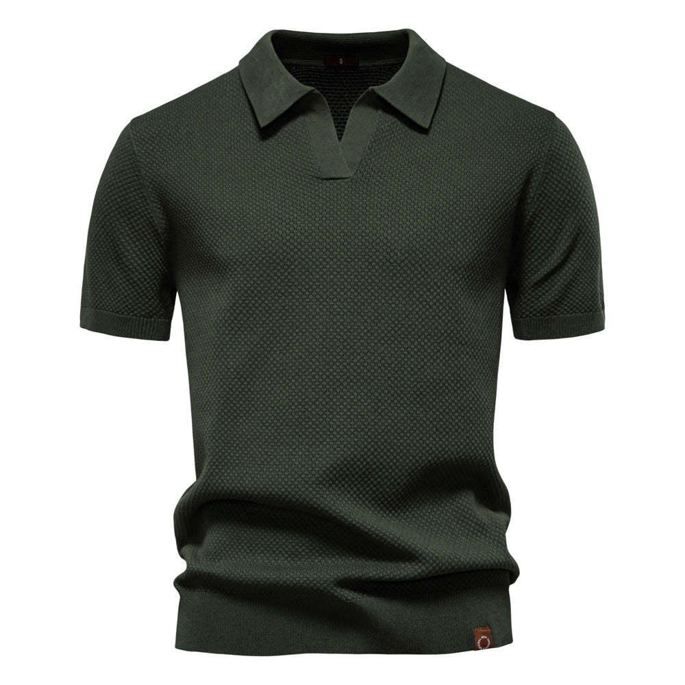 Xavier | Polo en maille texturée
