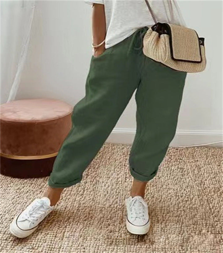 Aline | Pantalon décontracté en lin