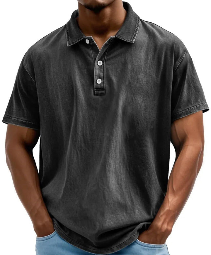 Pascal | Polo vintage délavé